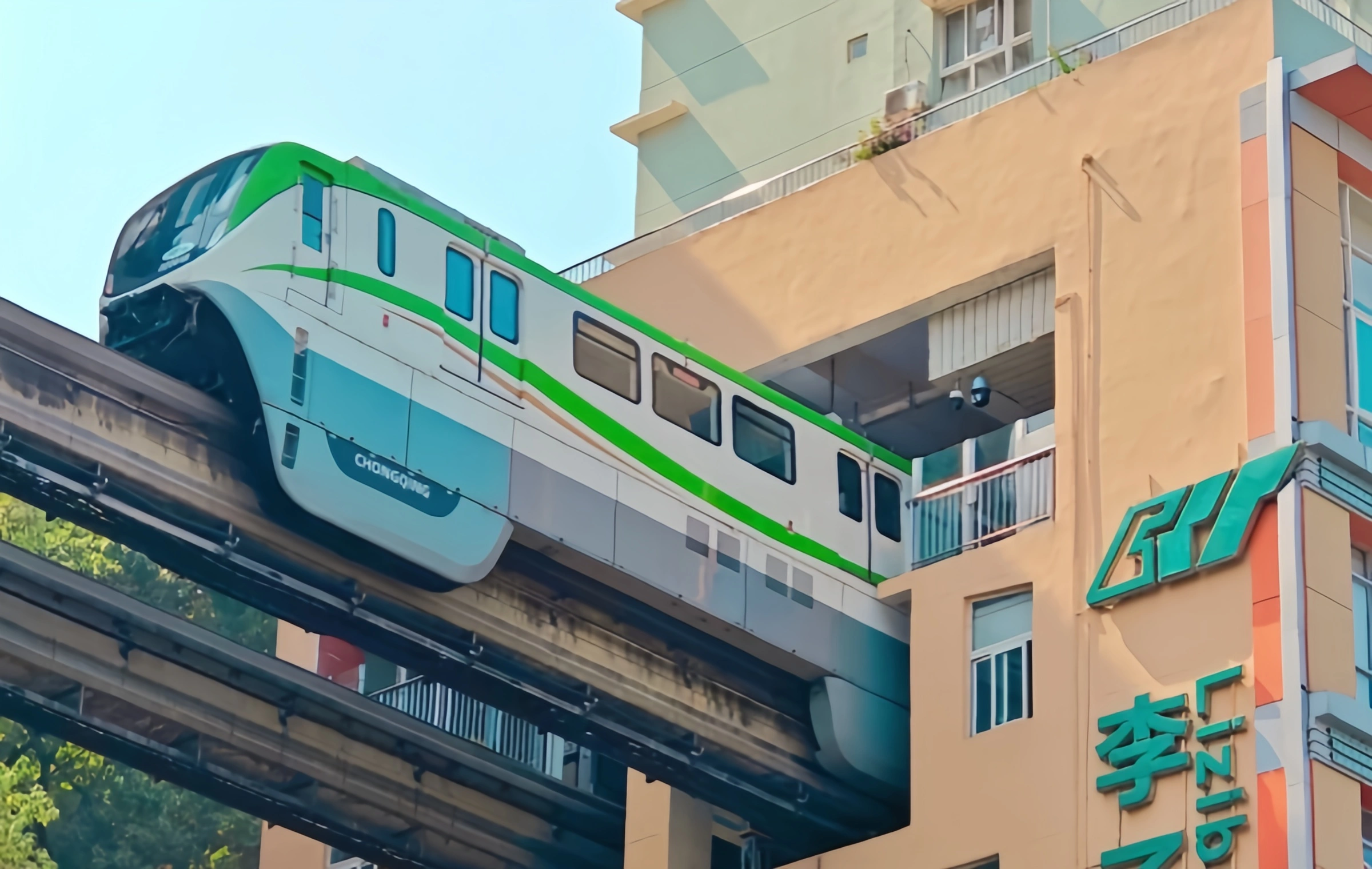 Liziba Light Rail Station: A Fantasy Journey through the Three Dimensional Mountain City and a Visual Wonder of Cyber Magic-3