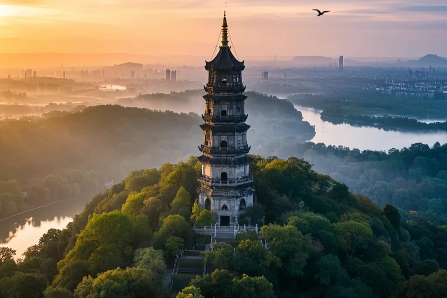 Collina della Tigre: un viaggio attraverso uno Spot Scenico a Wuzhong con un'antica Pagoda e una leggenda millenaria-4