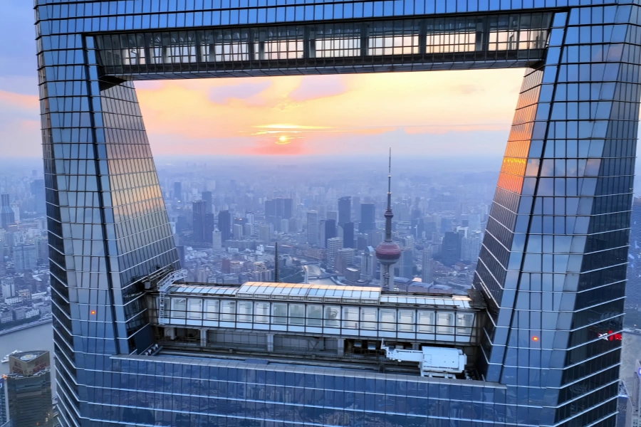 Shanghai World Financial Center Tourist Hall: A cloud tour of the top of the city-3