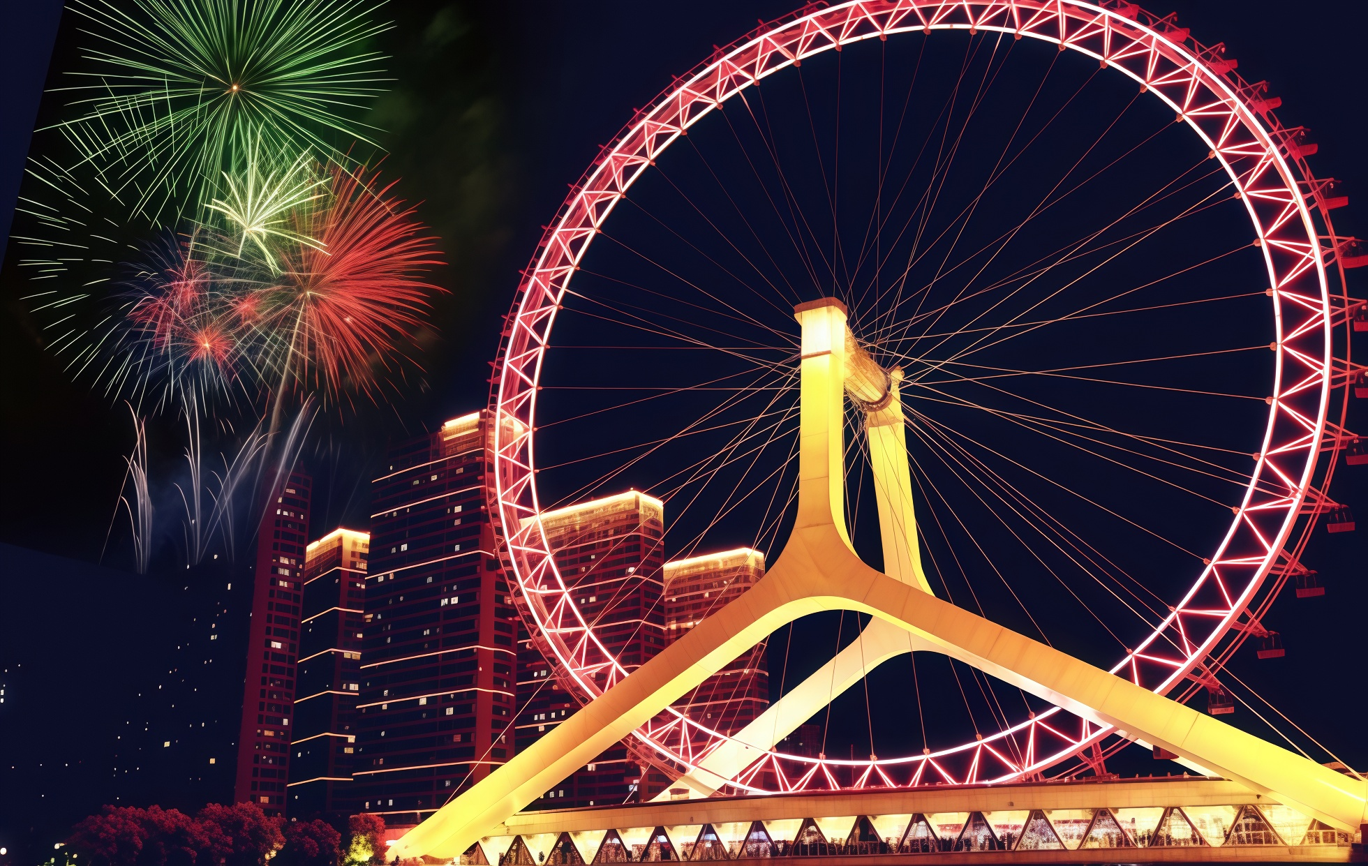 The Tianjin Eye Ferris 